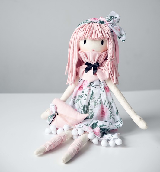 Lalka handmade LUIZA PastelowaLala