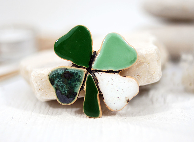 magnesy Czterolistna koniczyna na szczęście - magnes