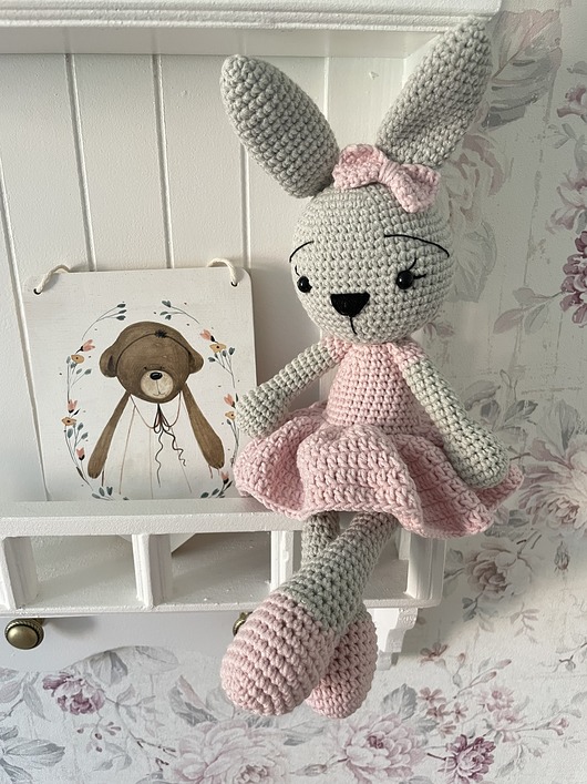 misie i maskotki Maskotka króliczek Florentynka 35 cm