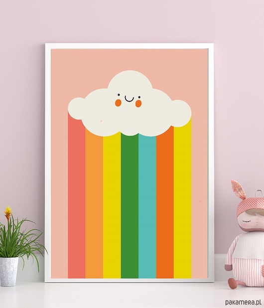 plakaty Plakat tęcza  50x70