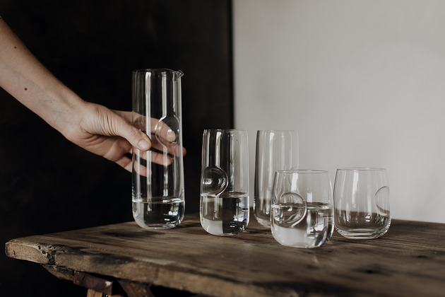 szklanki i kieliszki SENSU /Karafka i 4 szklanki