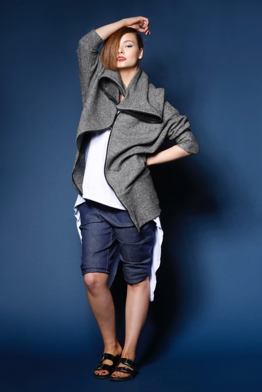 Redi-Blouse-BIG Bat Grey Macosa