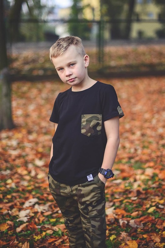 t-shirty dla chłopców Koszulka Army