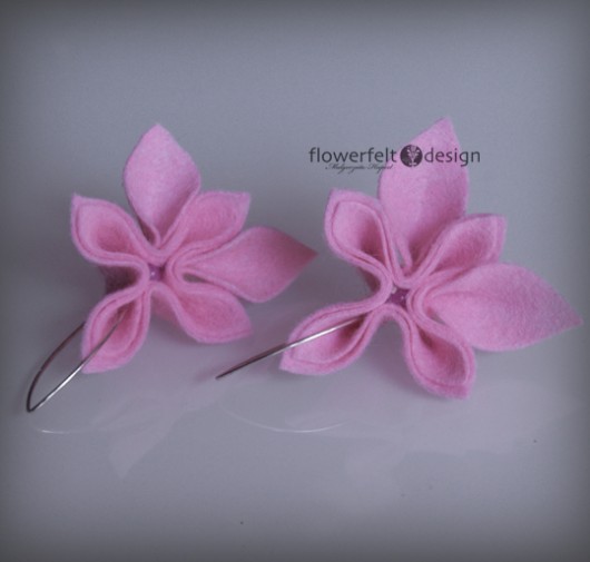 mini różowe FlowerFelt Design