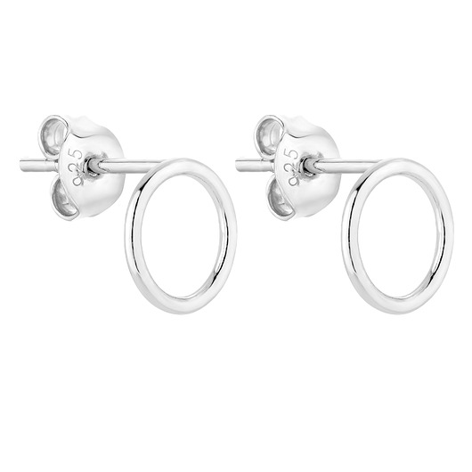 kolczyki srebrne Srebrne kolczyki obręcze