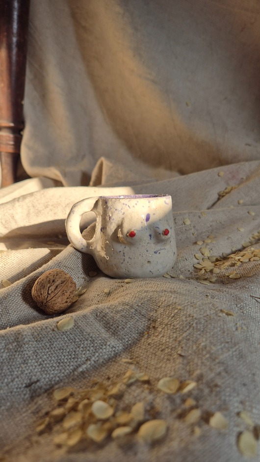 kubki Kubek cycuszki, kubek ONA, kobieta, cappuccinka cycuszek