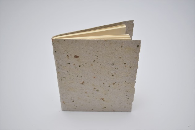 mały notes 1 - papier czerpany Czerpane