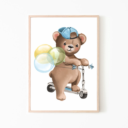 Plakat obrazek transport zwierzątka nr.4 Dekoracjan