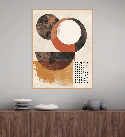plakaty Geometria natury - Plakat, druk - Minimalizm, Boho, Loft #136