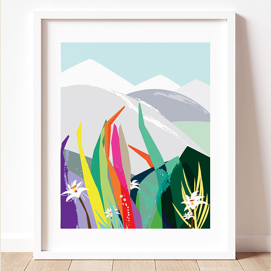 plakaty Plakat z górami