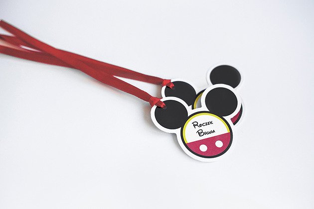 akcesoria dziecięce - różne Etykietki personalizowane MYSZKA MICKEY