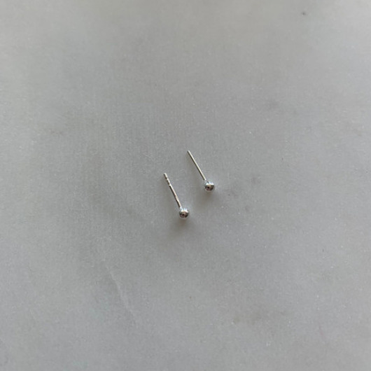 Kolczyki SIMPLE srebrne 3 mm Soul Label