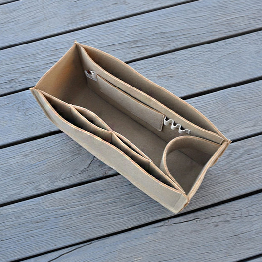 torby XXL Organizer do torebki XXL - beżowy filc