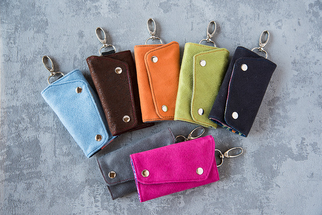 Etui  na klucze z ekozamszu BEBOKI