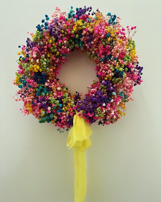 wianki Wianek z gipsówki stabilizowanej