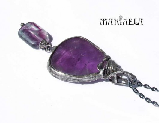 AMETYST + fluoryt MARIAELA