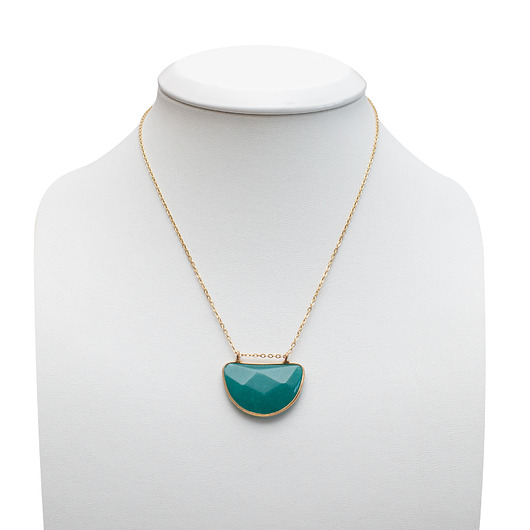 złote naszyjniki Naszyjnik "Jing" - Jadeit - Chiński Amulet Pomyślności