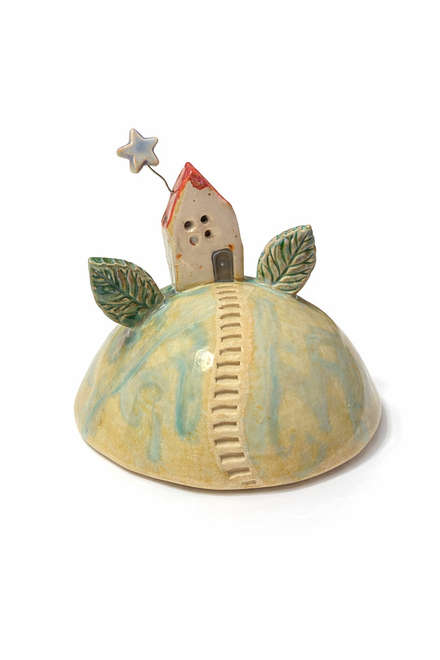 figurki i rzeźby Domek ceramiczny