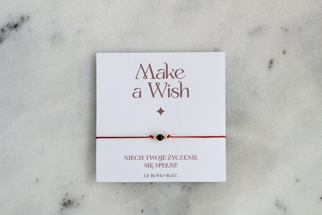 bransoletki na sznurku Make a Wish - Bransoletka z nocą kairu, spełniająca życzenia ;)