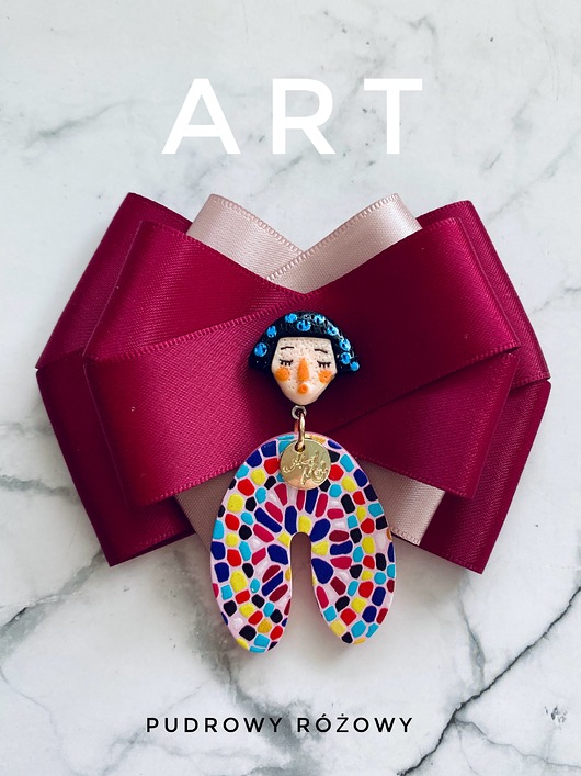 broszki Nowa Kolekcja ART z postaciami 3d wyrwanymi z obrazu