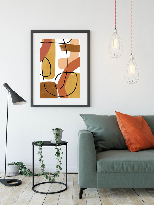 grafiki i ilustracje PLAKAT abstrakcyjny grafika ilustracja