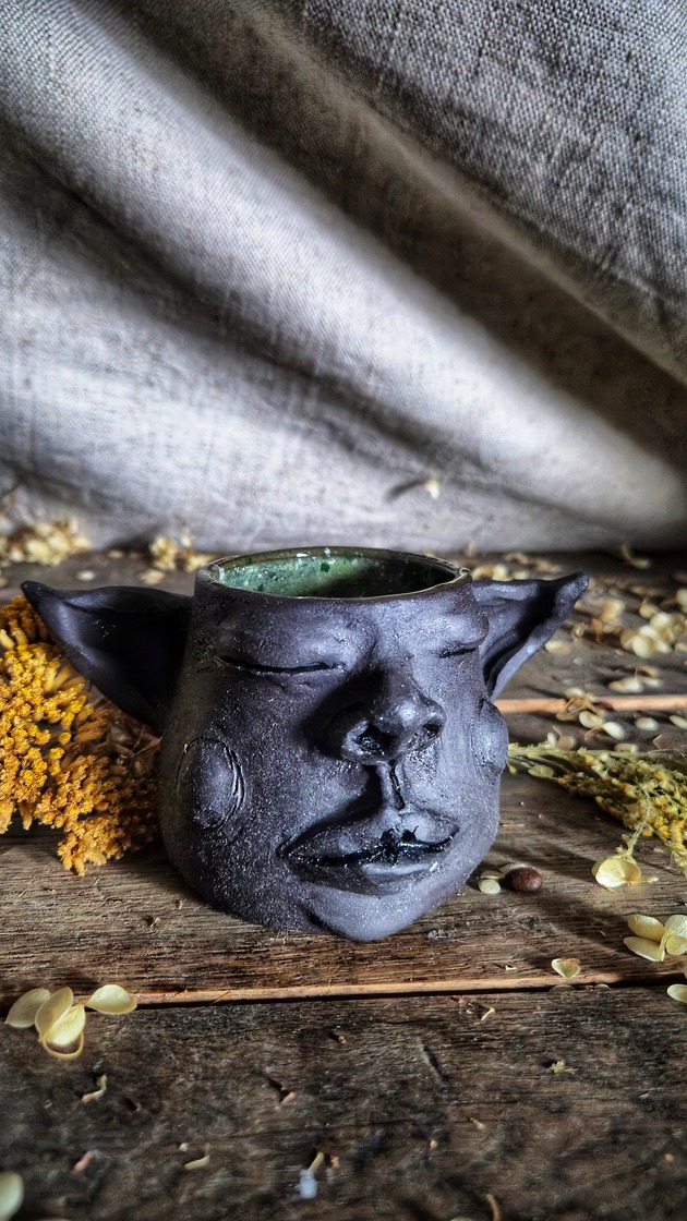 kubki Kubek Skrzata, elf, leśny Duch, kubek baśniowy, kubek dla gracza, kubek leśny