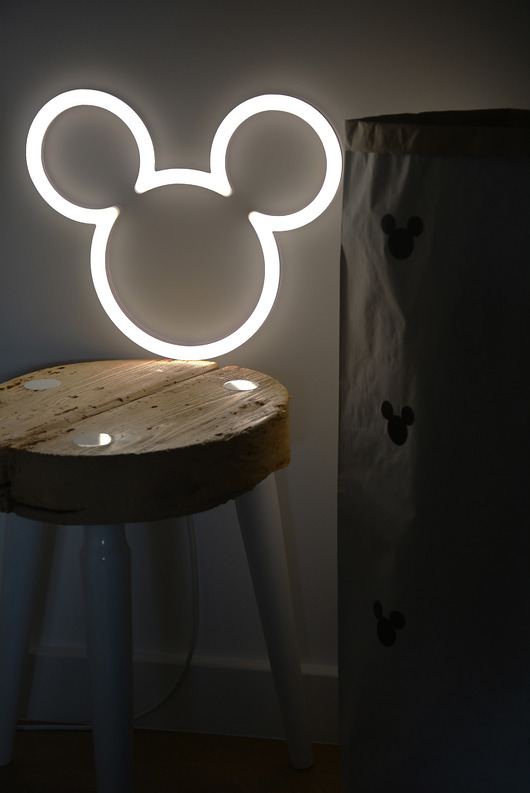 lampy do pokoju dziecka Neon LED "Myszka Miki"