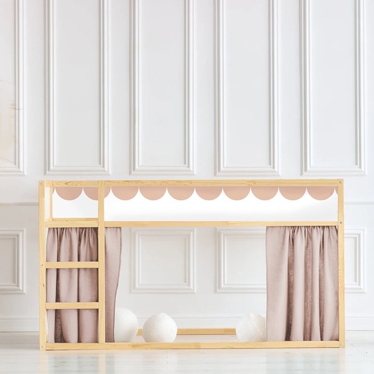 naklejki ścienne do pokoju dziecka Naklejka na łóżko Ikea Kura