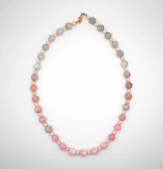 chokery Choker z cieniowanego morganitu