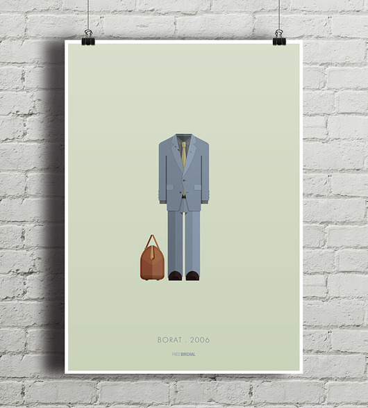 Borat - plakat 50x70 cm minimalmill