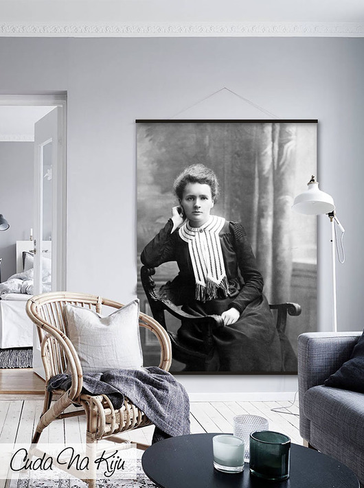 Obraz na płótnie - Maria Skłodowska - Curie  Dekoracje PATKA Patrycja Kita