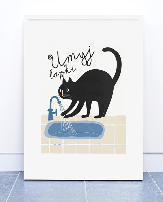 plakaty Plakat 30x40 łazienka myj ręce