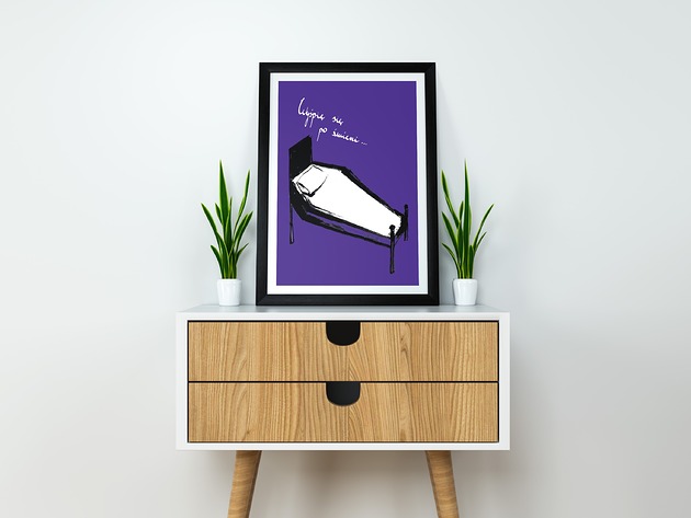 plakaty Plakat - wyśpię się po śmierci