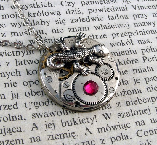 Mechaniczny naszyjnik 158 Zegarynki