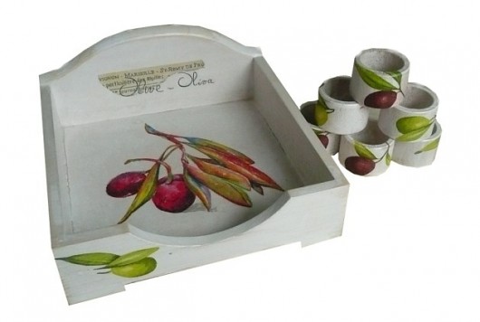 Komplet OLIVES caramello