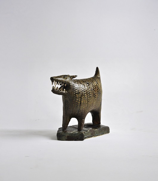 figurki i rzeźby Ceramiczny Pies
