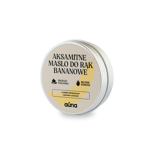 balsamy i masła do ciała Aksamitne masło do rąk bananowe