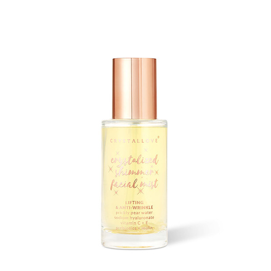 do twarzy - inne CRYSTALLOVE Clear Quartz Shimmer Facial Mist - mgiełka do twarzy z kryształem
