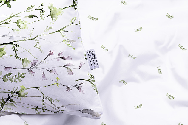 Pościel dwustronna Polne kwiaty Letto Bianco