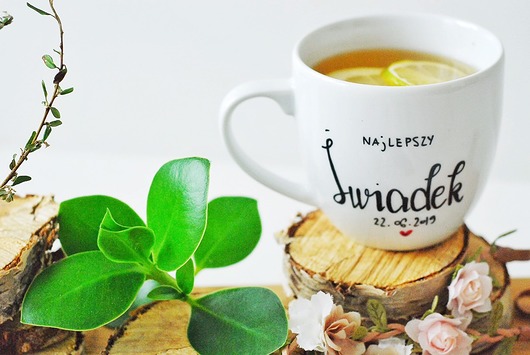 kubki Kubek NAJLEPSZY ŚWIADEK Z WYBRANĄ DATĄ