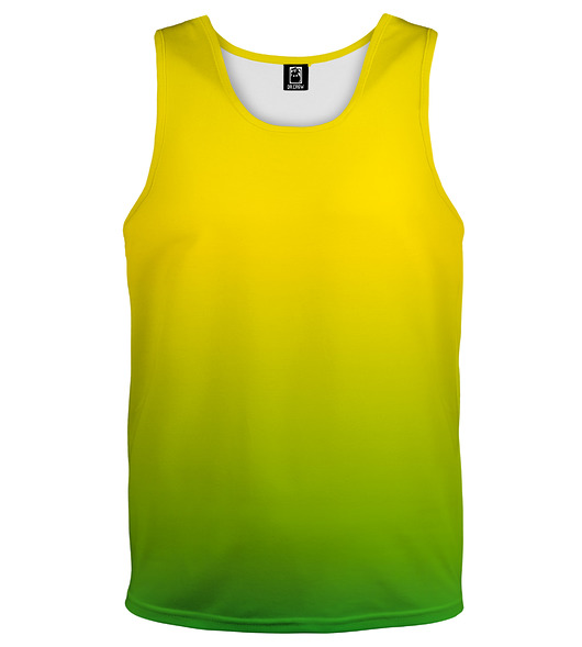 t-shirty męskie DR.CROW Bokserka Męska Ombre Yellow Green