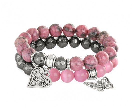 Sada 2 - pink & steel. Lavoga