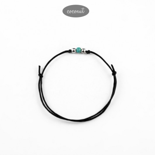 Bransoletka z turkusem BOHO MINIMAL BM9 COCONUT