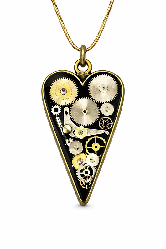 wisiory WISIOR serce DZIEŃ MAMY - Sweet heart bronze (Black) VI