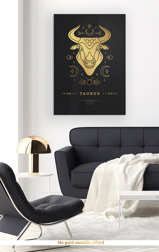 obrazy Obraz autorski TAPETAMA znak zodiaku Byk