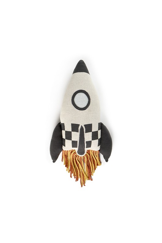 poduszki do pokoju dziecka Poduszka rakieta Rocket M,  "Mom, I want to be an astronaut" Lorena Canals