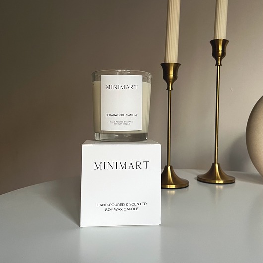 świeczniki i świece Świeca sojowa Cedarwood Vanilla