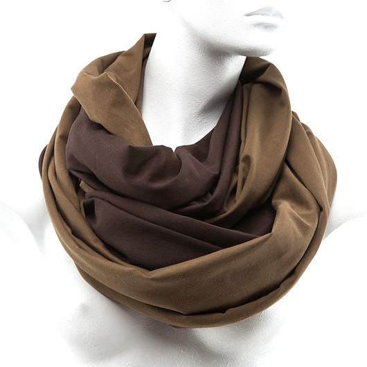 Tuba Komin Szal 2w1 BRĄZ CAFFE LATTE CADOaccessories