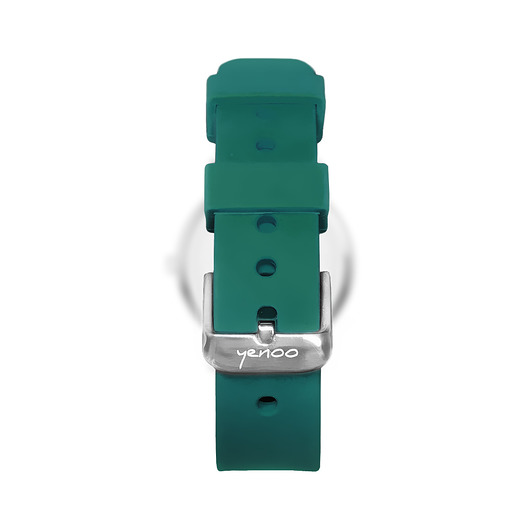 zegarki unisex Pasek do zegarka - silikonowy, zielony, mały