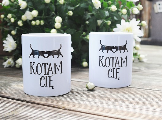 kubki Kotam Cię, kubek na walentynki z kotem